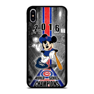 CHICAGO CUBS MICKEY MOUSE iPhone XS Max Case Cover CHICAGO CUBS MICKEY MOUSE iPhone XS Max Case Cover