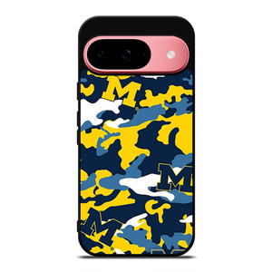 MICHIGAN WOLVERINES FOOTBALL CAMO Google Pixel 9 Case Cover MICHIGAN WOLVERINES FOOTBALL CAMO Google Pixel 9 Case Cover