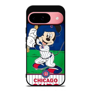 MICKEY MOUSE CHICAGO CUBS Google Pixel 9 Case Cover MICKEY MOUSE CHICAGO CUBS Google Pixel 9 Case Cover