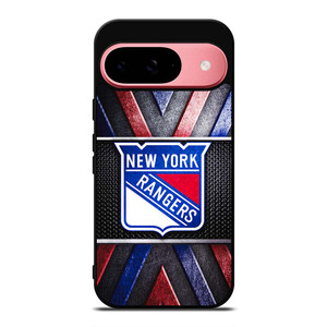 NEW YORK RANGERS NHL METAL LOGO Google Pixel 9 Case Cover NEW YORK RANGERS NHL METAL LOGO Google Pixel 9 Case Cover