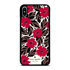 KATE SPADE FLOWER RED iPhone XS Max Case Cover