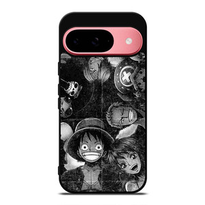 ONE PIECE BLACK WHITE GRUNGE ALL Google Pixel 9 Case Cover ONE PIECE BLACK WHITE GRUNGE ALL Google Pixel 9 Case Cover