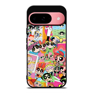 POWERPUFF GIRLS CARTOON NETWORK COLLAGE Google Pixel 9 Case Cover