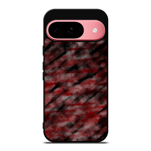 RED BLACK TIE DYE PATTERN Google Pixel 9 Case Cover