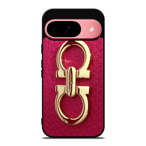 SALVATORE FERRAGAMO LOGO MAGENTA Google Pixel 9 Case Cover