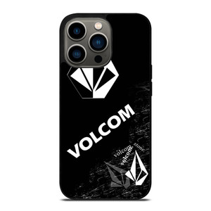 VOLCOM BLACK LOGO iPhone 13 Pro Case Cover