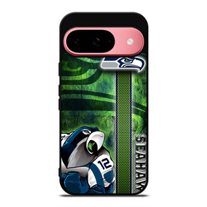 SEATTLE SEAHAWKS FOOTBALL Google Pixel 9 Case Cover SEATTLE SEAHAWKS FOOTBALL Google Pixel 9 Case Cover