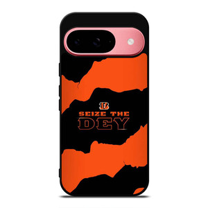 SEIZE THE DEY CINCINNATI BENGALS LOGO FOOTBALL TEAM Google Pixel 9 Case Cover