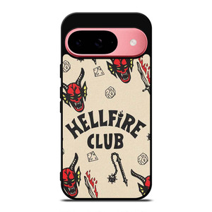 STRANGER THINGS HELLFIRE CLUB Google Pixel 9 Case Cover STRANGER THINGS HELLFIRE CLUB Google Pixel 9 Case Cover