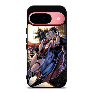SUPERMAN KISSING WONDER WOMAN Google Pixel 9 Case Cover SUPERMAN KISSING WONDER WOMAN Google Pixel 9 Case Cover