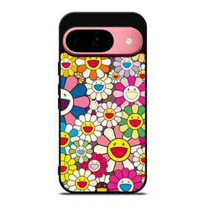 TAKASHI MURAKAMI FLOWERS COLLAGE Google Pixel 9 Case Cover TAKASHI MURAKAMI FLOWERS COLLAGE Google Pixel 9 Case Cover