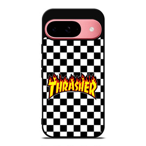 THRASHER CHECKERBOARD Google Pixel 9 Case Cover THRASHER CHECKERBOARD Google Pixel 9 Case Cover