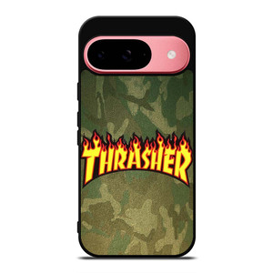THRASHER LOGO CAMO FABRIC Google Pixel 9 Case Cover