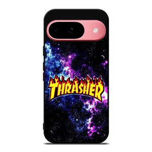 THRASHER LOGO NEBULA Google Pixel 9 Case Cover THRASHER LOGO NEBULA Google Pixel 9 Case Cover