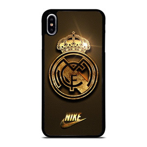REAL MADRID GOLD LOGO iPhone XS Max Case Cover REAL MADRID GOLD LOGO iPhone XS Max Case Cover