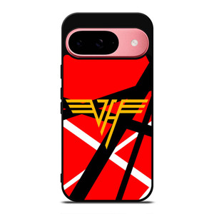 VAN HALLEN RED ABSTRACT LOGO Google Pixel 9 Case Cover