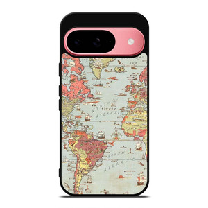 VINTAGE MAP Google Pixel 9 Case Cover