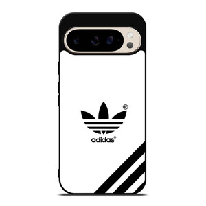 ADIDAS LOGO WHITE CLASSIC STRIPES Google Pixel 9 Pro Case Cover ADIDAS LOGO WHITE CLASSIC STRIPES Google Pixel 9 Pro Case Cover
