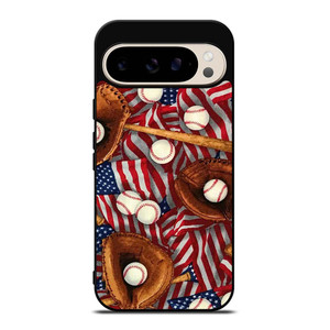 AMERICAN BASEBALL ABSTRACT Google Pixel 9 Pro Case Cover