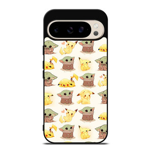 BABY YODA STAR WARS PIKACHU POKEMON Google Pixel 9 Pro Case Cover
