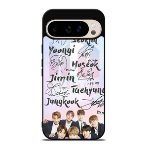 BANGTAN BOYS BTS SIGNATURE Google Pixel 9 Pro Case Cover BANGTAN BOYS BTS SIGNATURE Google Pixel 9 Pro Case Cover