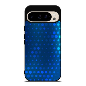 BLUE GRADIENT HALFTONE PATTERN Google Pixel 9 Pro Case Cover BLUE GRADIENT HALFTONE PATTERN Google Pixel 9 Pro Case Cover