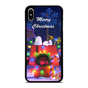 SNOOPY MERRY CHRISTMAS iPhone XS Max Case Cover SNOOPY MERRY CHRISTMAS iPhone XS Max Case Cover