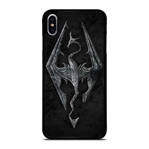 THE ELDER SCROLLS V SKYRIM EMBLEM iPhone XS Max Case Cover THE ELDER SCROLLS V SKYRIM EMBLEM iPhone XS Max Case Cover