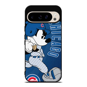 CHICAGO CUBS LOGO MICKEY MOUSE Google Pixel 9 Pro Case Cover