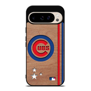 CHICAGO CUBS UBS MLB WOODEN LOGO Google Pixel 9 Pro Case Cover