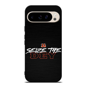 CINCINNATI BENGALS LOGO FOOTBALL TEAM SEIZE THE DEY Google Pixel 9 Pro Case Cover CINCINNATI BENGALS LOGO FOOTBALL TEAM SEIZE THE DEY Google Pixel 9 Pro Case Cover