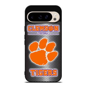 CLEMSON TIGERS METAL LOGO Google Pixel 9 Pro Case Cover