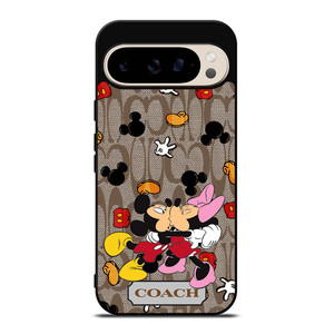 COACH MICKEY MINNIE MOUSE KISS Google Pixel 9 Pro Case Cover