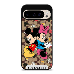 COACH MICKEY MINNIE MOUSE LOVE Google Pixel 9 Pro Case Cover COACH MICKEY MINNIE MOUSE LOVE Google Pixel 9 Pro Case Cover