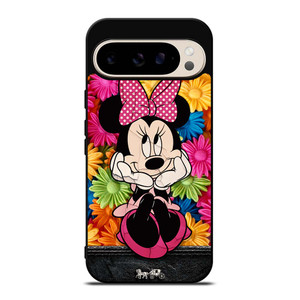 COACH MINNIE MOUSE FLOWER Google Pixel 9 Pro Case Cover COACH MINNIE MOUSE FLOWER Google Pixel 9 Pro Case Cover