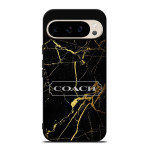 COACH NEW YORK GOLD MARBLE Google Pixel 9 Pro Case Cover COACH NEW YORK GOLD MARBLE Google Pixel 9 Pro Case Cover