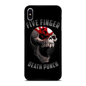 FIVE FINGER DEATH PUNCH SKULL iPhone XS Max Case Cover FIVE FINGER DEATH PUNCH SKULL iPhone XS Max Case Cover