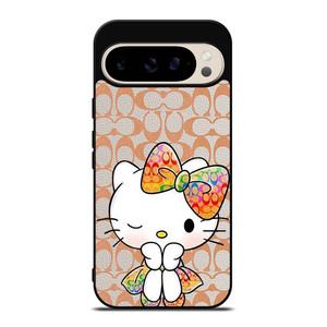 COACH NEW YORK LOGO HELLO KITTY Google Pixel 9 Pro Case Cover
