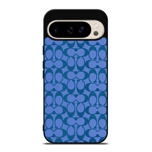 COACH NEW YORK LOGO PATTERN BLUE EMBLEM Google Pixel 9 Pro Case Cover