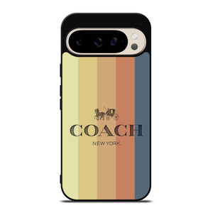 COACH NEW YORK LOGO STRIPES Google Pixel 9 Pro Case Cover