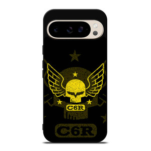 CORVETTE C6R SKULL Google Pixel 9 Pro Case Cover CORVETTE C6R SKULL Google Pixel 9 Pro Case Cover