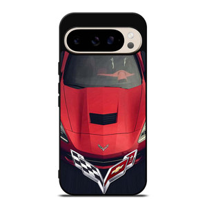 CORVETTE CAR RED LOGO Google Pixel 9 Pro Case Cover