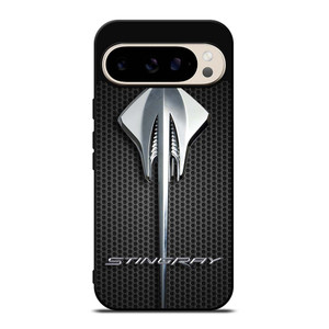 CORVETTE STINGRAY LOGO METAL Google Pixel 9 Pro Case Cover CORVETTE STINGRAY LOGO METAL Google Pixel 9 Pro Case Cover