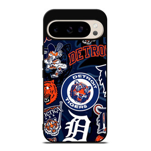 DETROIT TIGERS BASEBALL COLLAGE Google Pixel 9 Pro Case Cover