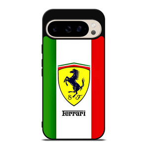 FERRARI ITALI FLAG LOGO Google Pixel 9 Pro Case Cover FERRARI ITALI FLAG LOGO Google Pixel 9 Pro Case Cover