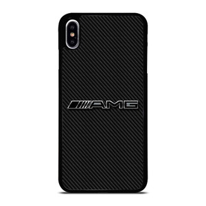 AMG MERCEDES BENZ LOGO CARBON iPhone XS Max Case Cover