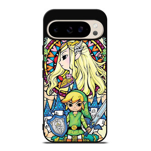 GAMES LEGEND OF ZELDA GLASS ART Google Pixel 9 Pro Case Cover GAMES LEGEND OF ZELDA GLASS ART Google Pixel 9 Pro Case Cover