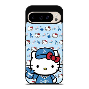 HELLO KITTY LA DODGERS LOS ANGELES BASEBALL Google Pixel 9 Pro Case Cover
