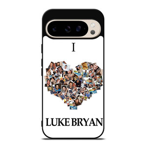 I LOVE LUKE BRYAN COLLAGE Google Pixel 9 Pro Case Cover