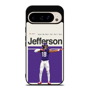 JUSTIN JEFFERSON NFL MINNESOTA VIKINGS Google Pixel 9 Pro Case Cover JUSTIN JEFFERSON NFL MINNESOTA VIKINGS Google Pixel 9 Pro Case Cover